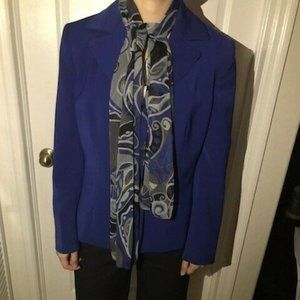 Blue blazer by Collections for LeSuit - size 6 - w